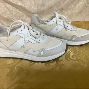 Michael Kors White and Gray Women's Sneakers